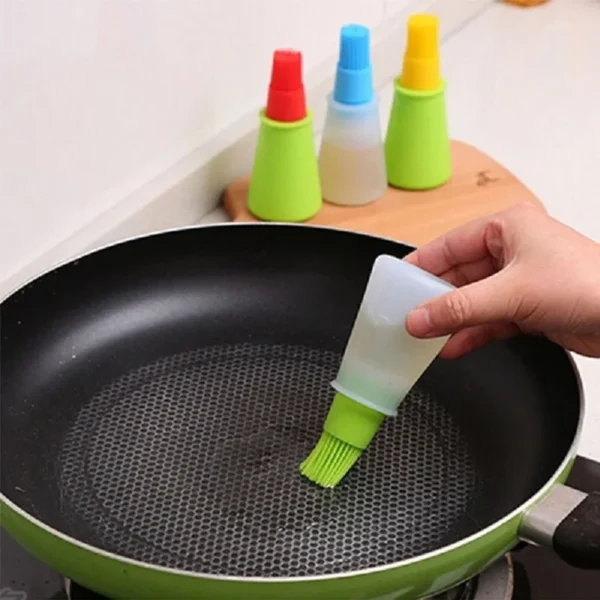 Brosse à bouteille en Silicone résistante aux hautes températures, outils de cuisine, brosse pour barbecue, brosse à huile, brosse à huile de cuisson domestique, Gadgets de cuisine