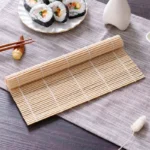 Tapis roulant pour rideau à Sushi, cuillère à Sushi, bricolage, rouleau de riz Onigiri, Gadgets de cuisine, accessoires de cuisine, outils de fabrication de Sushi en bambou, 1 pièces