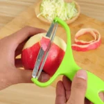 Broyeur de chou en acier inoxydable, éplucheur de légumes, coupe à large bouche, salade de fruits, râpes de pommes de terre, couteau, Gadgets de cuisine – Image 4
