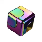 Dés magiques carrés en métal, Cube rotatif, Fidget Spinner, anxiété, anti-Stress, autisme, jouets tdah, Gadgets EDC pour adultes et adolescents, cadeaux amusants – Image 4