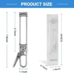Ouvre-bocal manuel réglable en acier inoxydable, ouvre-couvercle de bouteille pour mains débiles, poignée facile, accessoires de cuisine, Gadgets, outils – Image 6