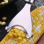 Éplucheur de maïs en acier inoxydable, dénudeur de maïs dentelé, rasoir Cob, raboteuse, batteuse, coupe, outil de cuisine pour fruits et légumes – Image 2