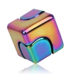 Fidget Spinner carré en métal pour adultes et enfants, Gadgets EDC, décompression, jouets anti-anxiété et anti-Stress – Image 2