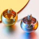 Jouet gyroscope anti-anlande souligné pour adultes et enfants, Fidget en métal, trucs sympas, gadgets de bureau, nouveauté – Image 4