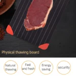 Plateau de dégivrage rapide, planche de dégivrage, aliments surgelés, viande, fruits, plaque de dégivrage rapide, plateau de dégivrage, Gadgets de cuisine – Image 4