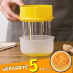 Séparateur de jaune d'œuf et Gadgets de cuisine transparents, outils de cuisson, accessoires de cuisine de grande capacité – Image 5