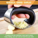Presse-ail manuel en acier inoxydable, hachoir à ail, outils de hachage de Fruits et légumes, Gadget de cuisine