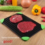 Plateau de dégivrage rapide, planche de dégivrage, aliments surgelés, viande, fruits, plaque de dégivrage rapide, plateau de dégivrage, Gadgets de cuisine – Image 2