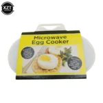 Cuiseur à vapeur en plastique pour micro-ondes, qualité alimentaire, pratique, moule de cuisine, braconnier à œufs, Gadgets de cuisine, outil pour œufs frits – Image 5