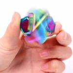 Fidget Spinner carré en métal pour adultes et enfants, Gadgets EDC, décompression, jouets anti-anxiété et anti-Stress – Image 7