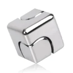 Fidget Spinner carré en métal pour adultes et enfants, Gadgets EDC, décompression, jouets anti-anxiété et anti-Stress – Image 4