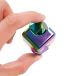 Fidget Spinner carré en métal pour adultes et enfants, Gadgets EDC, décompression, jouets anti-anxiété et anti-Stress – Image 9