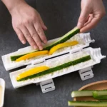 Appareil de fabrication de sushi rapide, moule à riz, rouleau à viande, moule à rouler les légumes, machine exécutive, accessoires de cuisine, gadgets à bento, bricolage – Image 4