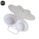 Cuiseur à vapeur en plastique pour micro-ondes, qualité alimentaire, pratique, moule de cuisine, braconnier à œufs, Gadgets de cuisine, outil pour œufs frits – Image 4