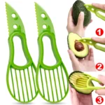 Séparateur de chair Kiwi, couteau de coupe d'avocat, carottier de karité détachable, éplucheur de fruits et légumes, tomate, citron, Gadget de cuisine – Image 6