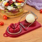 Coupe-œufs multifonctionnel en acier inoxydable, trancheur d'œufs, moule en forme de fleur, coupe-viande pour déjeuner, Gadgets de cuisine – Image 2