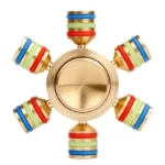 Jouet de Décompression à 6 Bras en Métal pour Adulte et Enfant, Gadget EDC Anti-Anlande Soulignée – Image 3