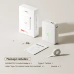 NIIMBOT D110 Version améliorée imprimante d'étiquettes thermiques Mini fabricant d'étiquettes intelligent Portable avec ruban pour bureau maison cuisine école – Image 6