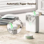 NIIMBOT D110 Version améliorée imprimante d'étiquettes thermiques Mini fabricant d'étiquettes intelligent Portable avec ruban pour bureau maison cuisine école – Image 3
