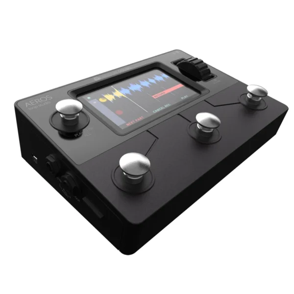 Pédale de boucleur stéréo ahios Loop Studio 6, 32 bits, traitement à virgule flottante, enregistrement 24 bits pour un son de qualité studio
